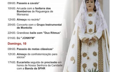 Festas em honra de Nossa Senhora da Caridade 9 e 10 de julho